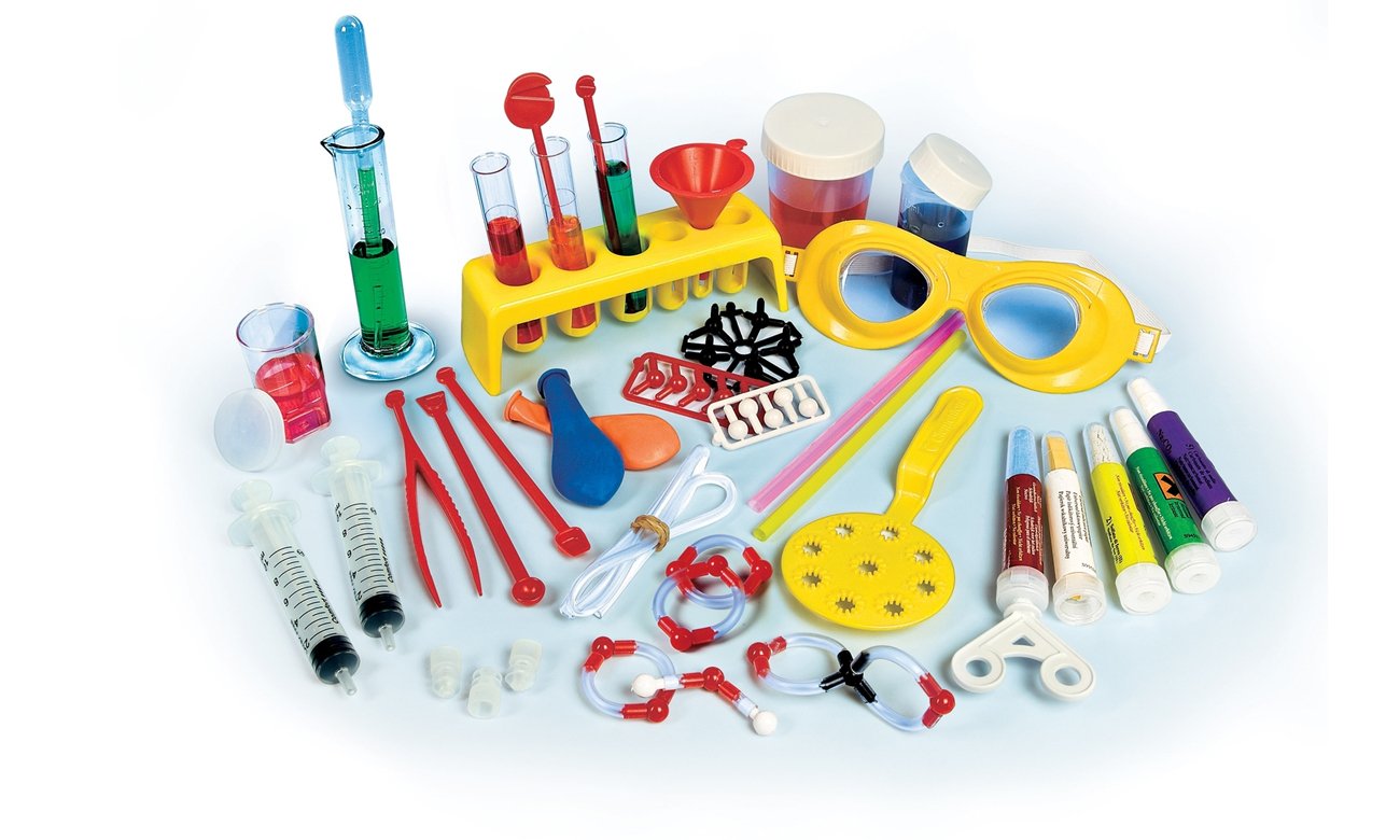 Zawartość zestawu Moje laboratorium chemiczne 60250