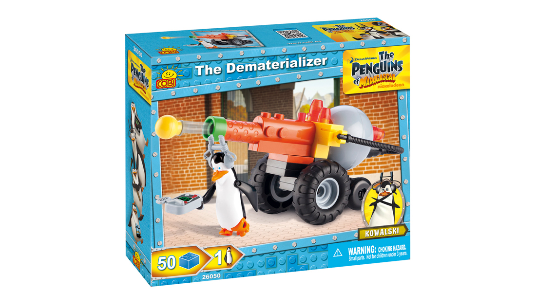Cobi Pingwiny z Madagaskaru Dematerializer 26050