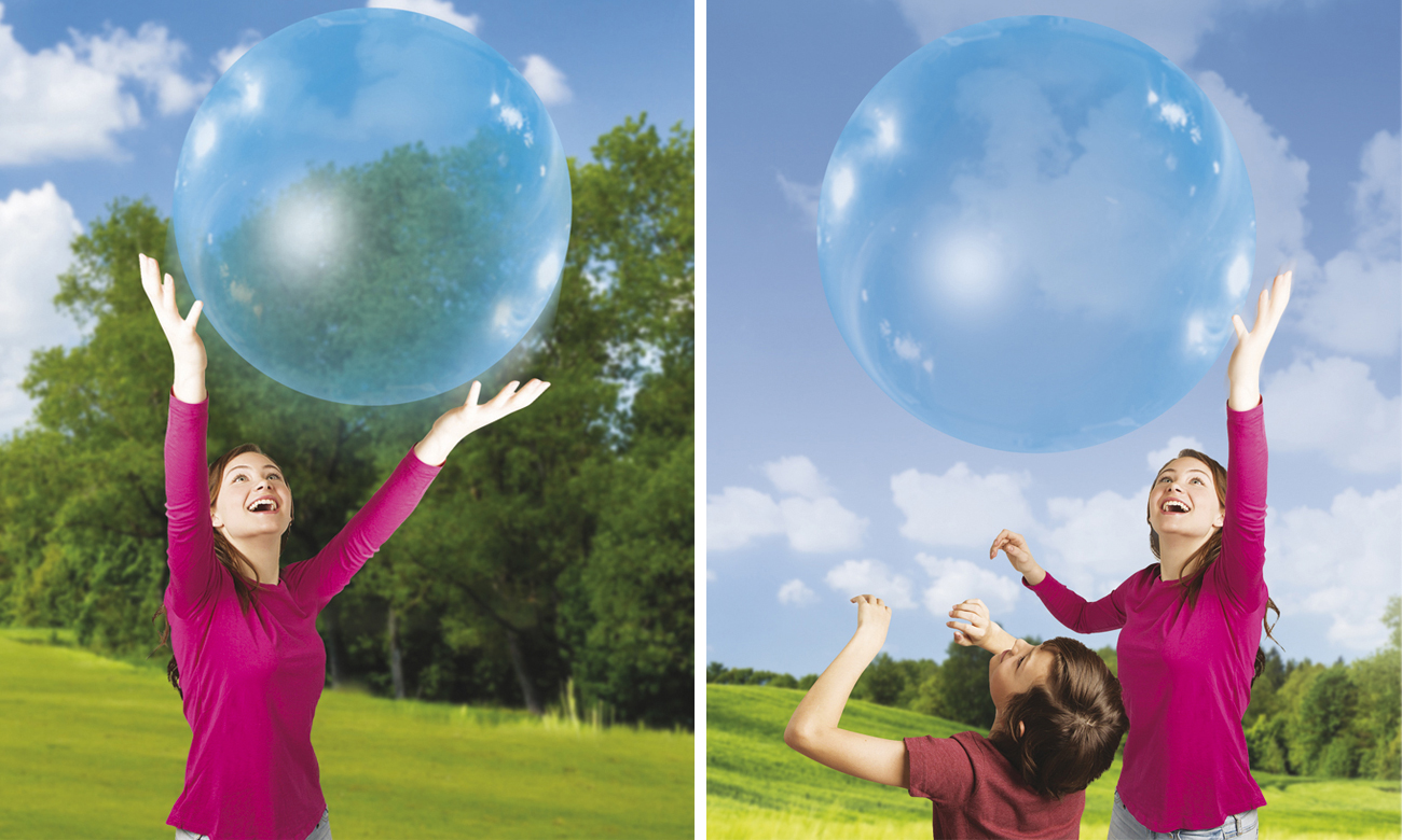Cobi Super Wubble Bańkopiłka niebieska