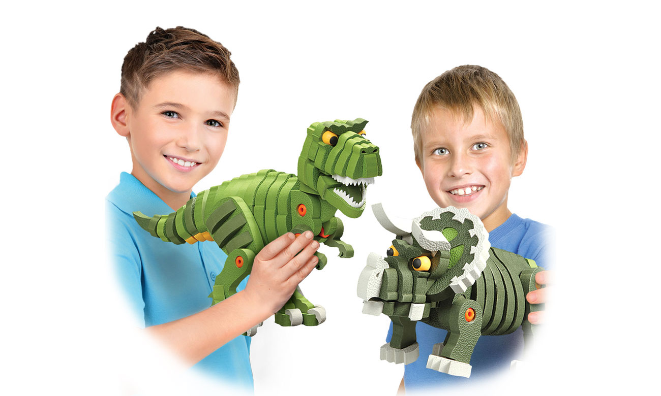 Dumel piankowe dinozaury do składania