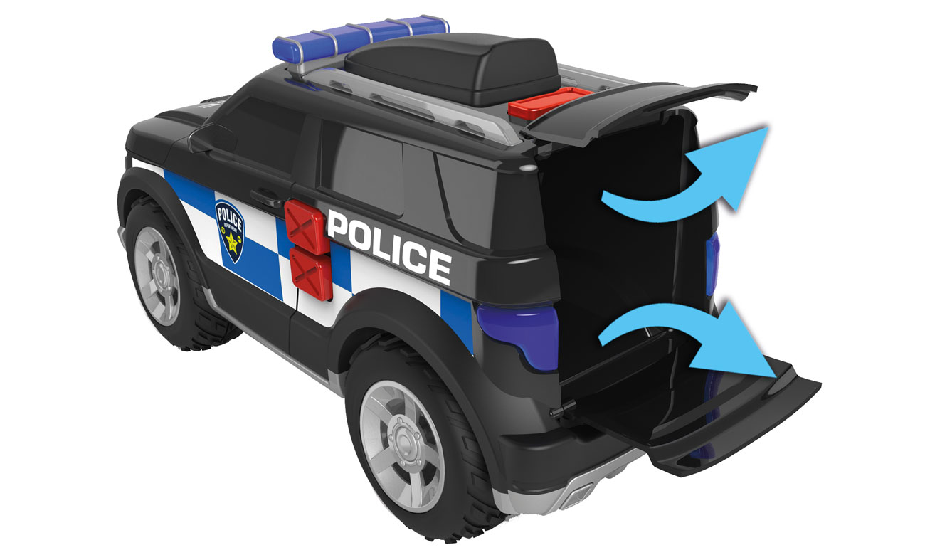 radiowóz ze śaiatłem i dźwiękiem dumel