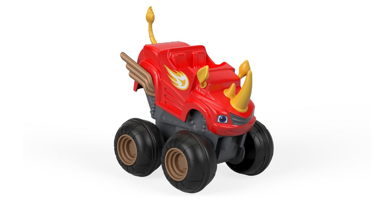 Fisher Price Blaze Pojazd Naciśnij i jedź Rhino Blaze