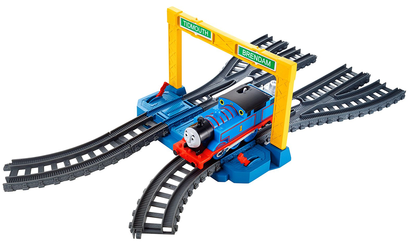 Fisher Price Tomek i Przyjaciele Zestaw torów Obrotnica w Domkowie