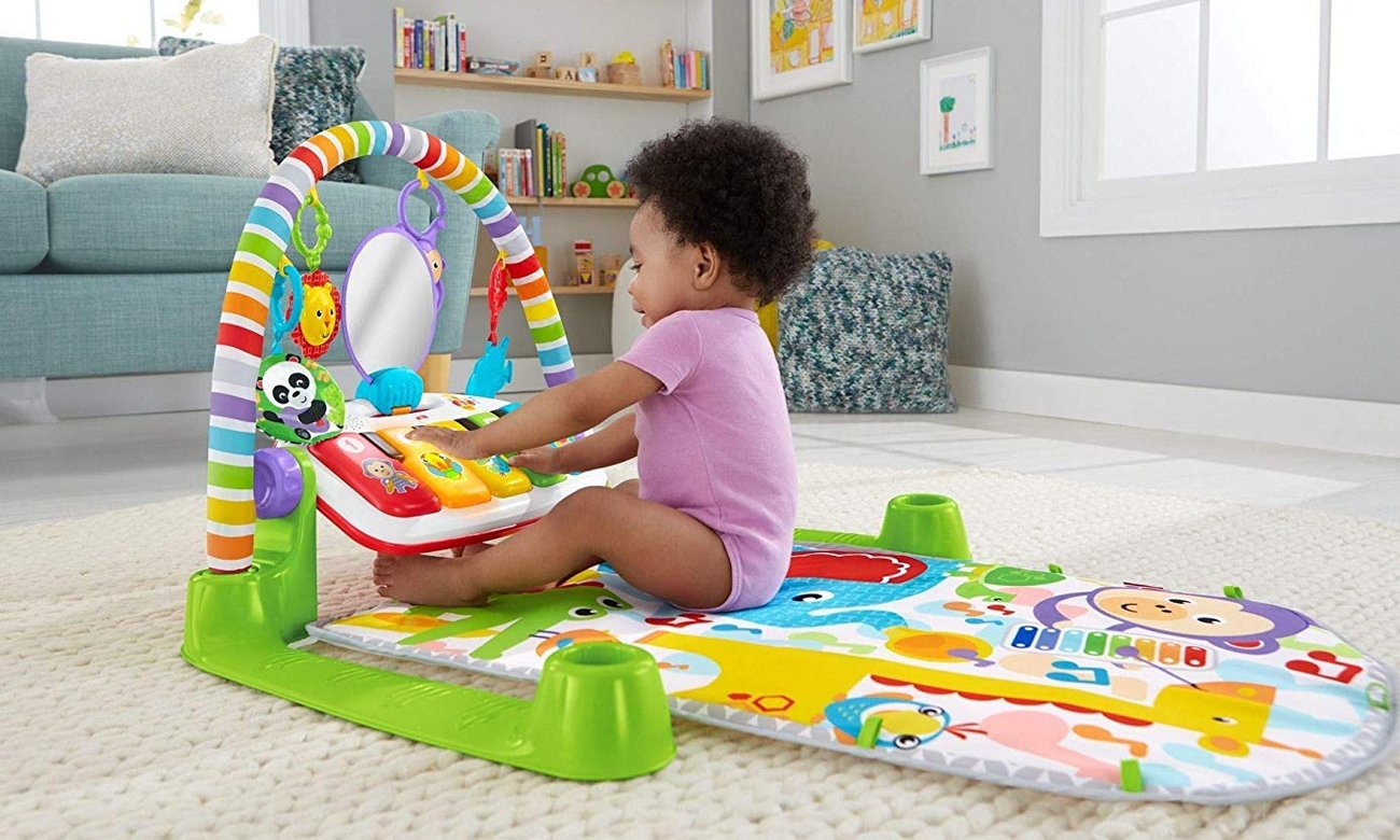 Fisher Price Mata z pianinkiem Muzyczne Zwierzątka