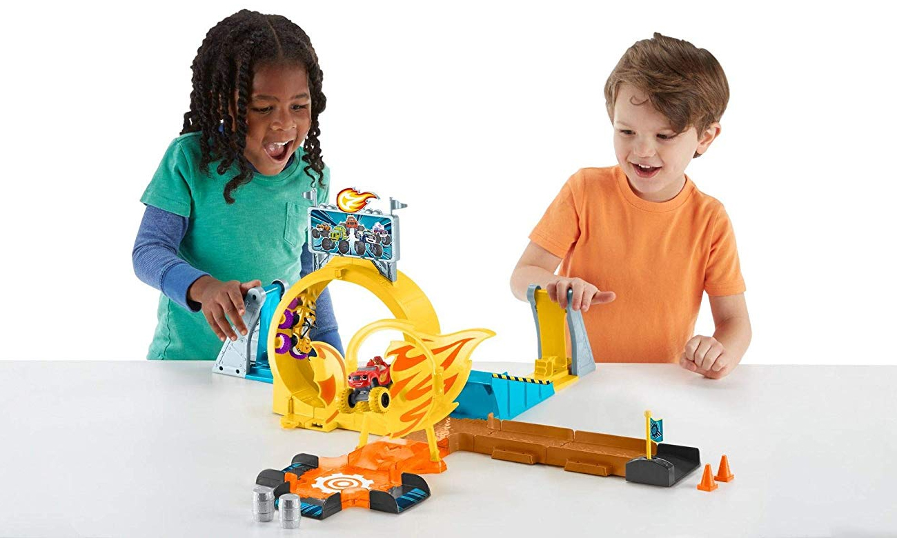 Fisher Price Blaze i Megamaszyny Zderzakowo Kaskaderski Zestaw