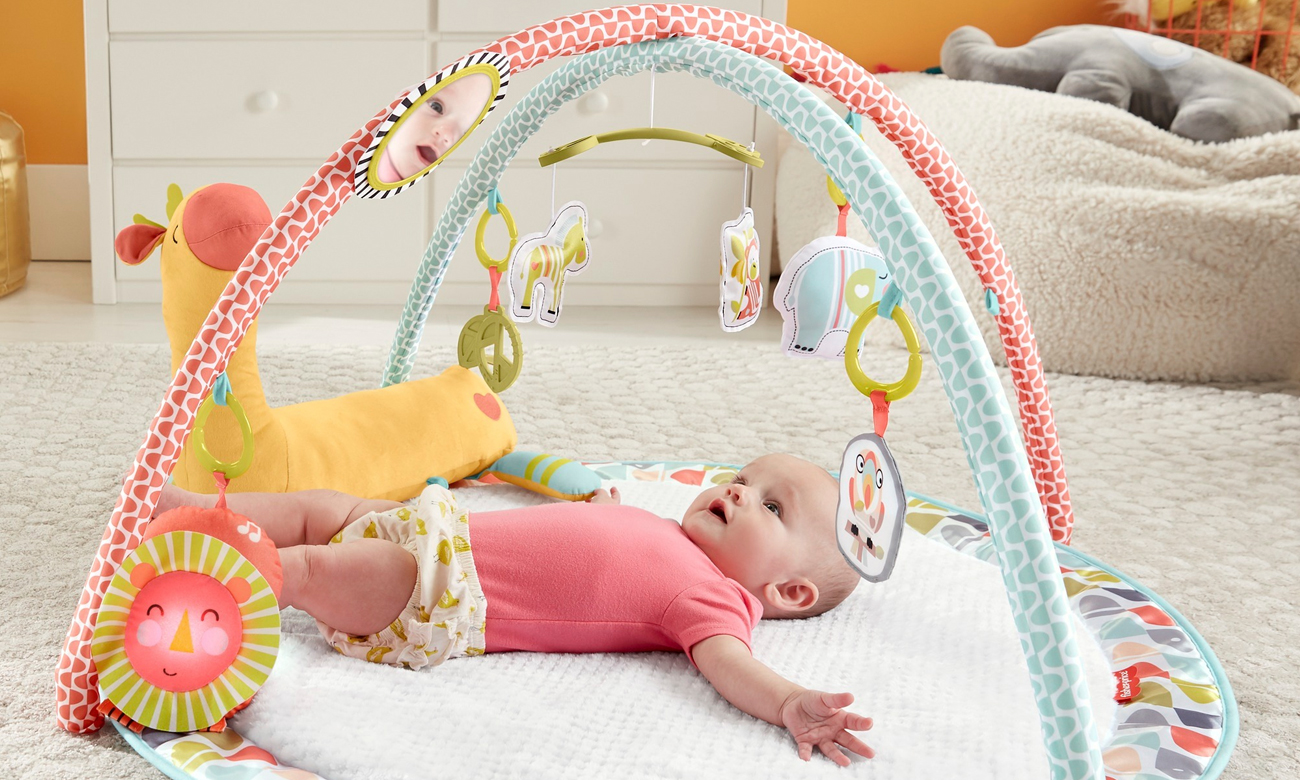 Fisher Price Sensoryczna mata z żyrafką
