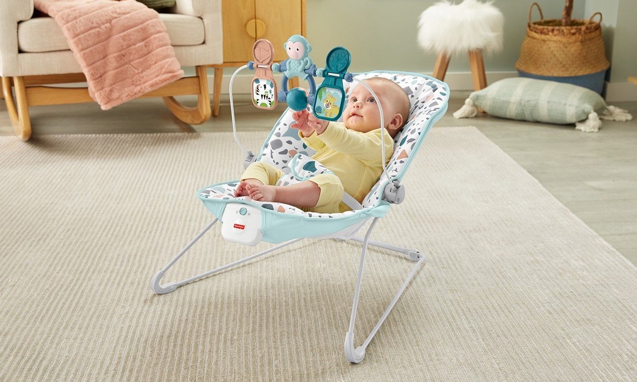 Fisher Price Leżaczek Malucha Pastelowy