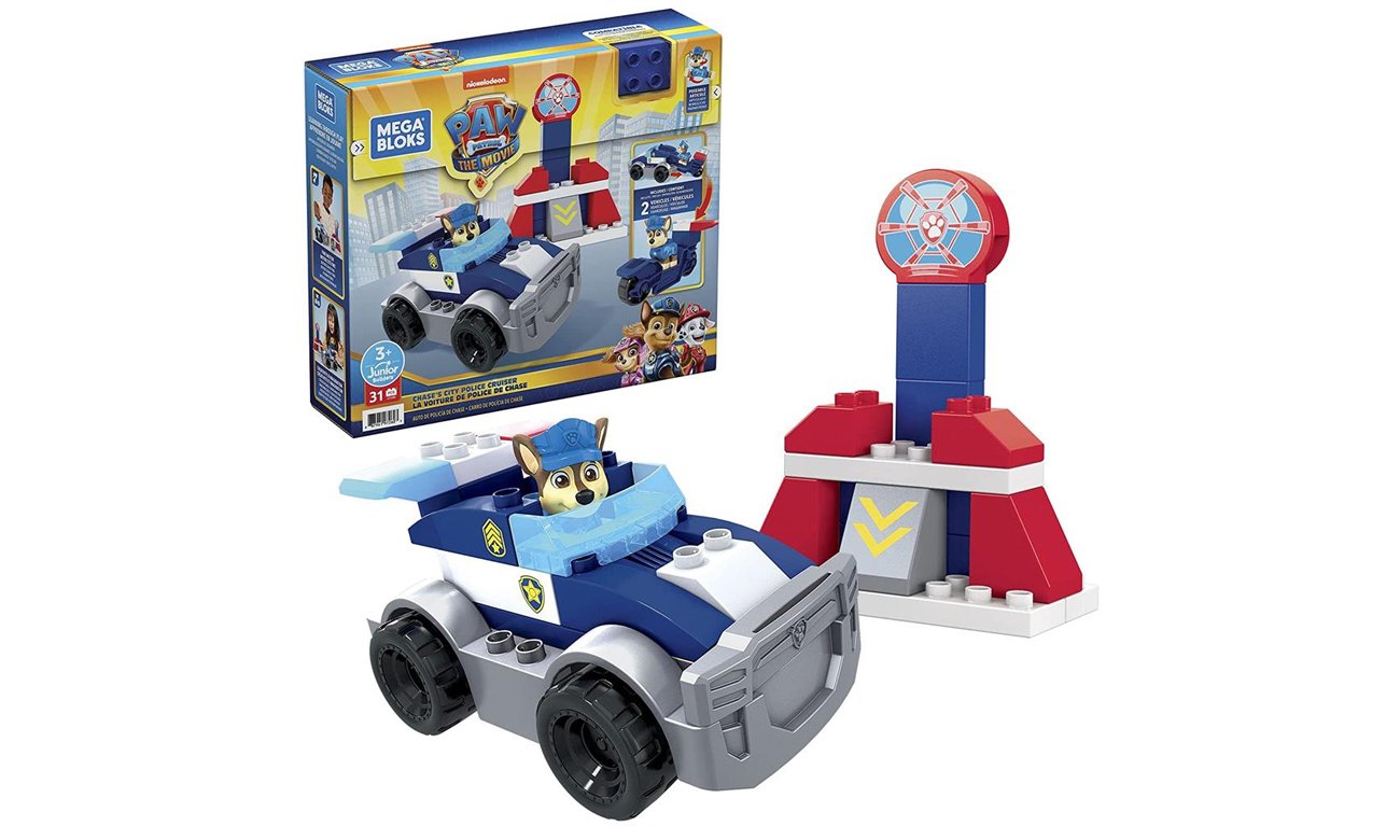 Mega Bloks Psi Patrol Radiowóz Chase’a + figurka