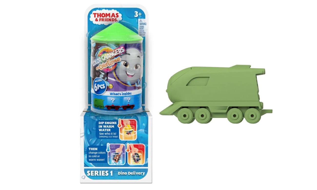 Fisher-Price Tomek i Przyjaciele Zestaw Color Reveal Lokomotywa HNP80 HPH37