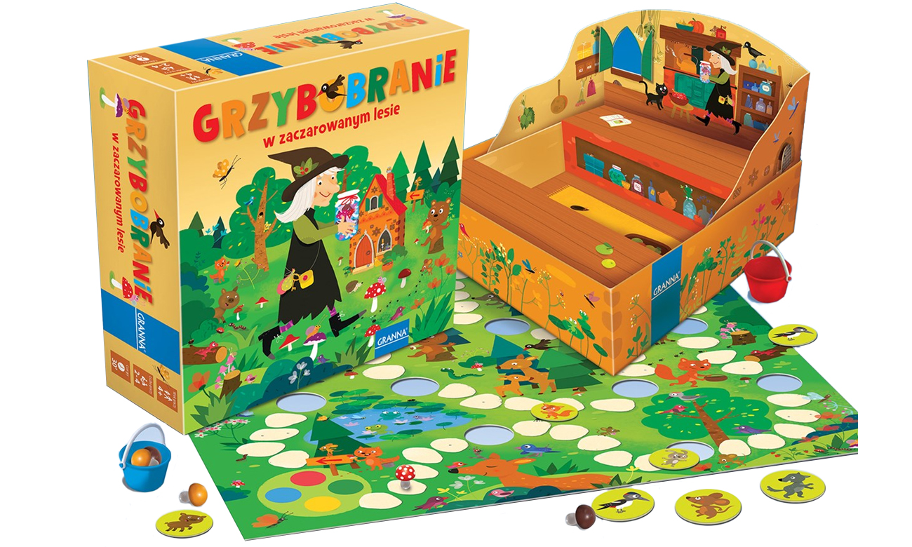 elementy gry grzybobranie