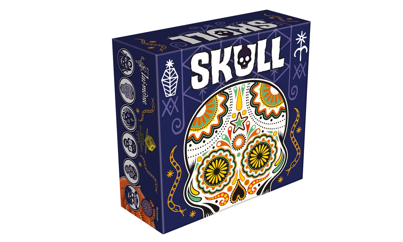 Gra karciana Granna Skull GR-6476 zawartość pudełka zestawu