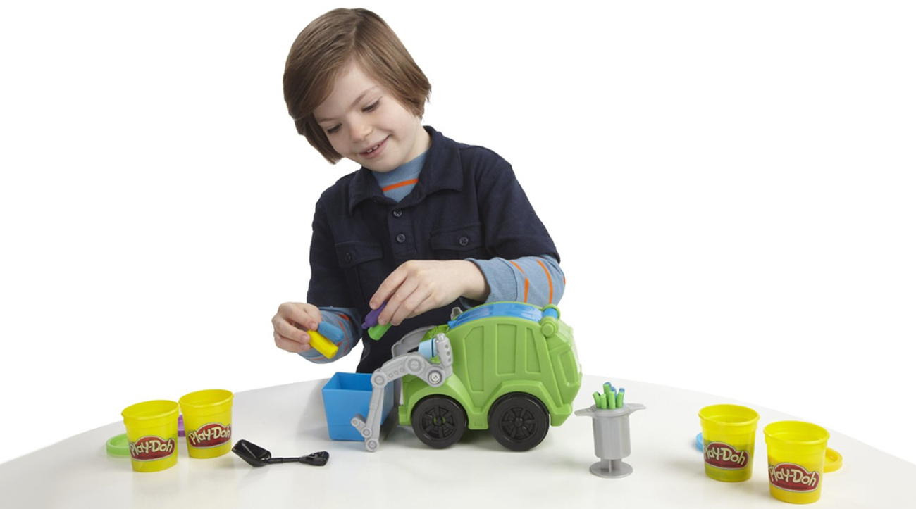 Zabawka plastyczna kreatywna Play-Doh Śmieciarka Rowdy A3672