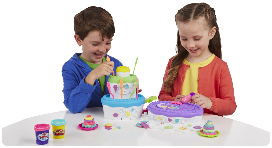 play doh ciastolina tort