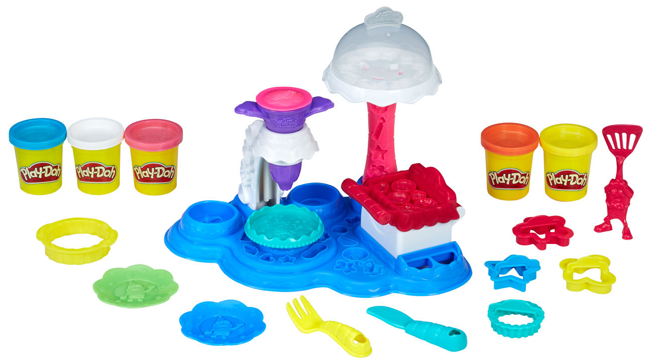 Play-Doh Ciasteczkowe przyjęcie zawartość zestawu
