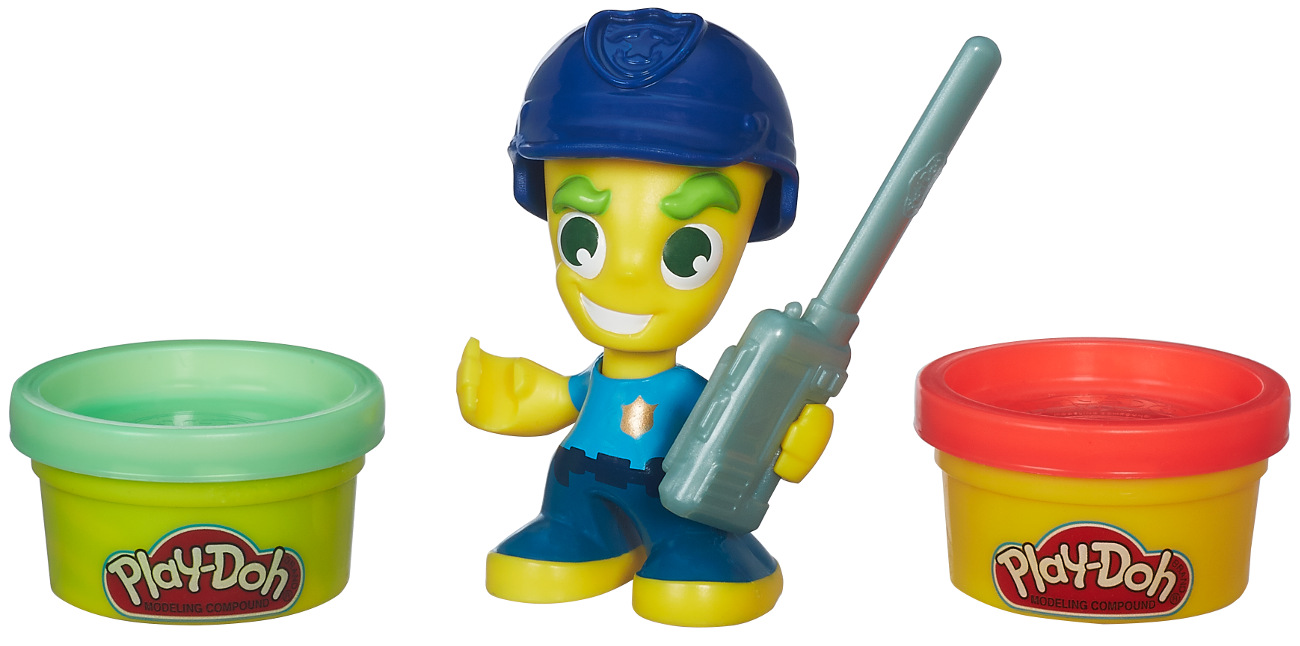 Play-Doh Figurka Policjant zawartość opakowania