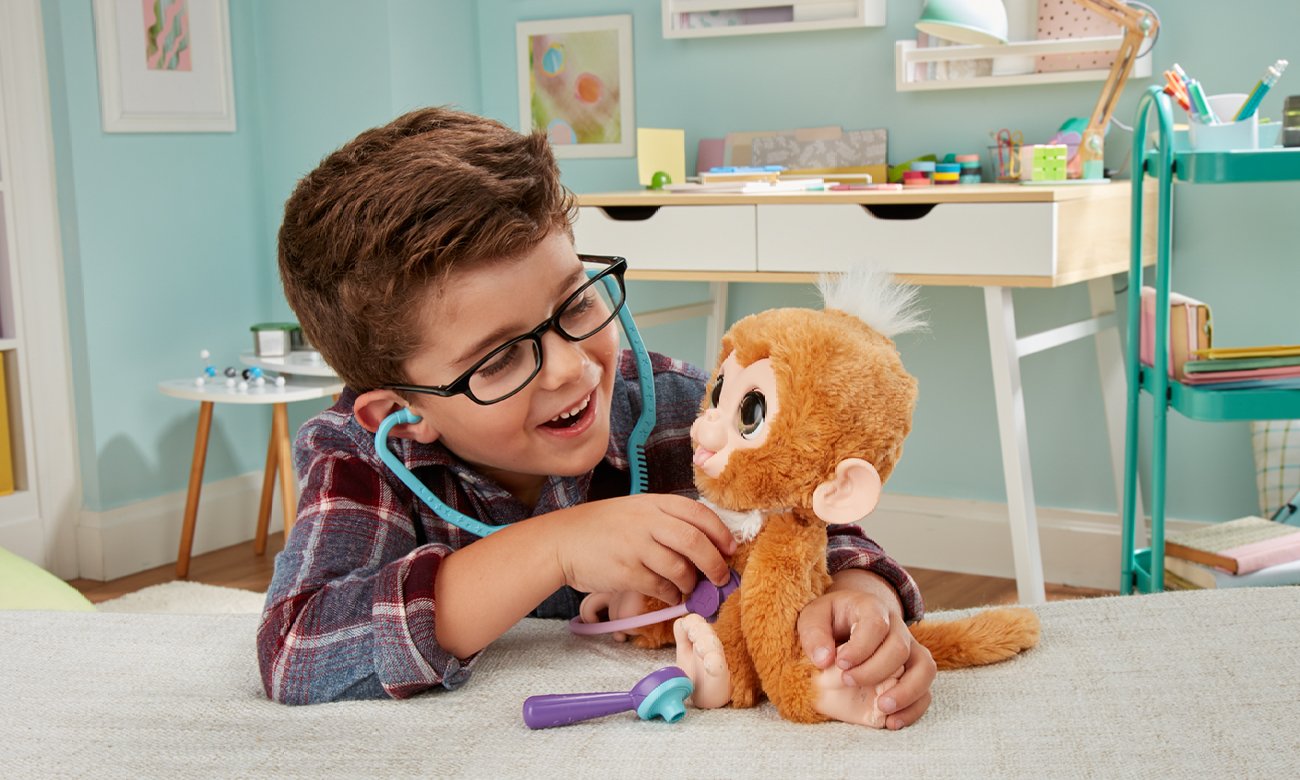 Furreal Friends Interaktywna Małpka Zandi Zabawki interaktywne