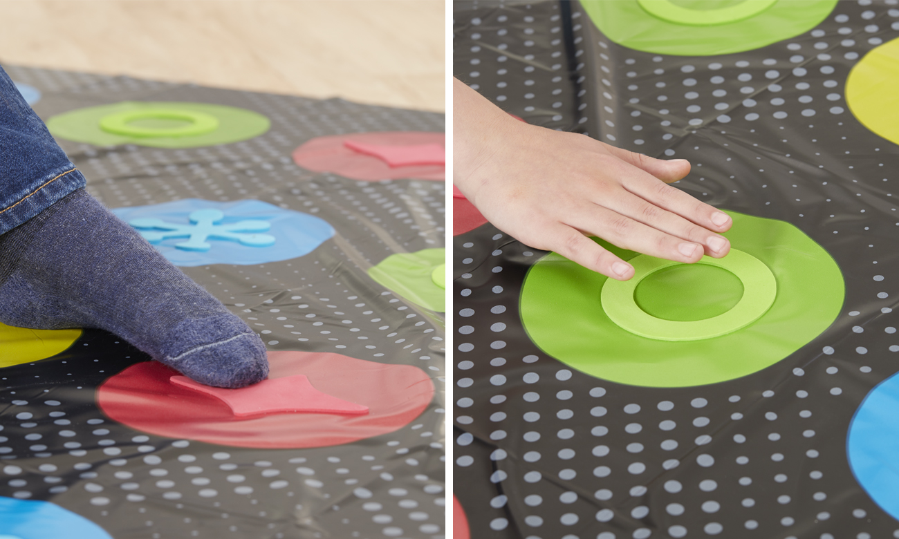 twister blindfolded