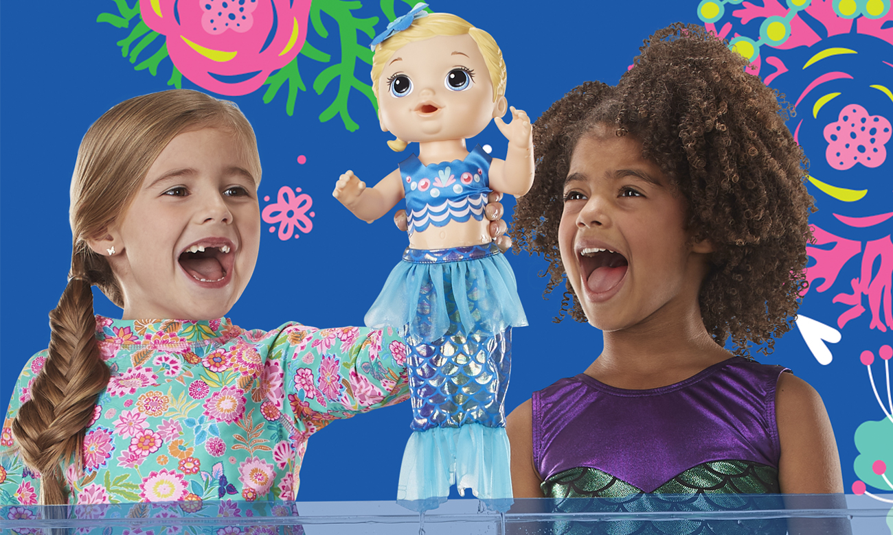 Hasbro Baby Alive Migocząca Syrenka blondynka