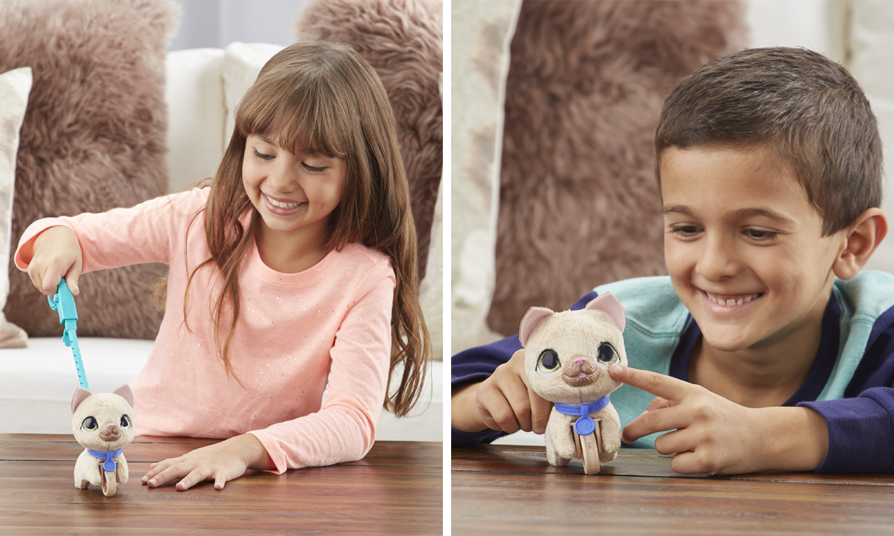 Hasbro FurReal Małe Zwierzaki na smyczy Kot