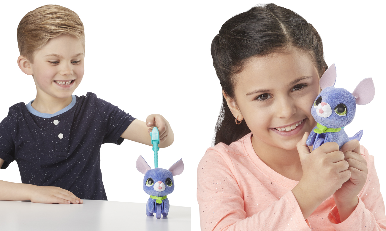 Hasbro FurReal Małe Zwierzaki na smyczy Pies szary