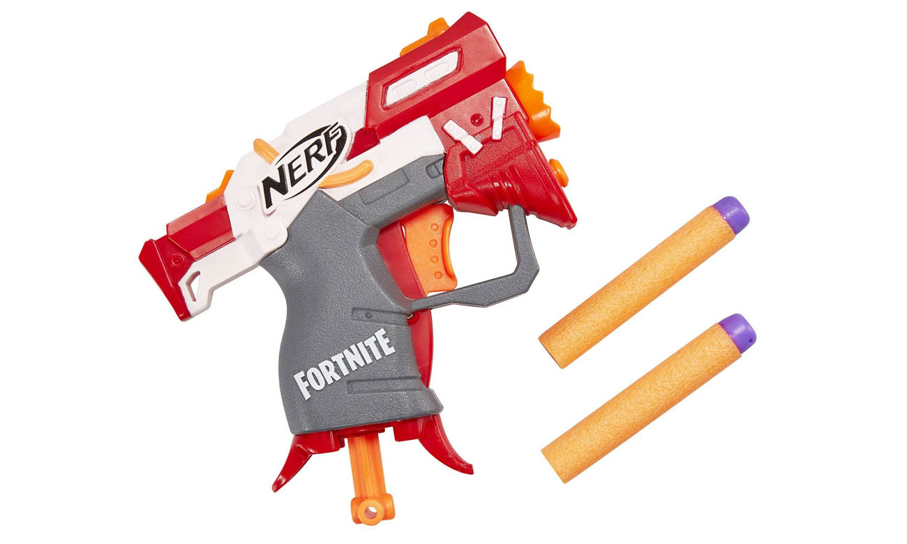 Zawartość zestawu Wyrzutni NERF Fortnite TS MicroShots
