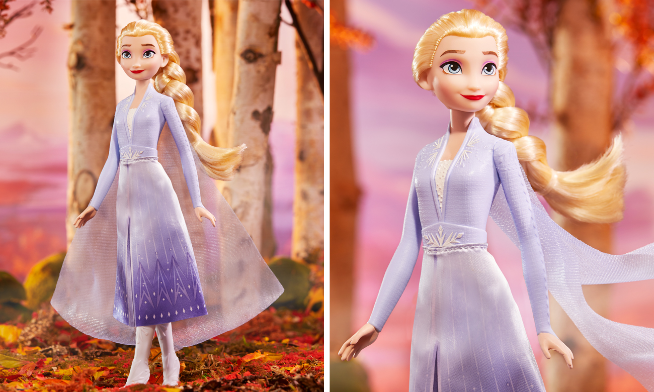 Hasbro Frozen Forever Elsa w stroju podróżnym