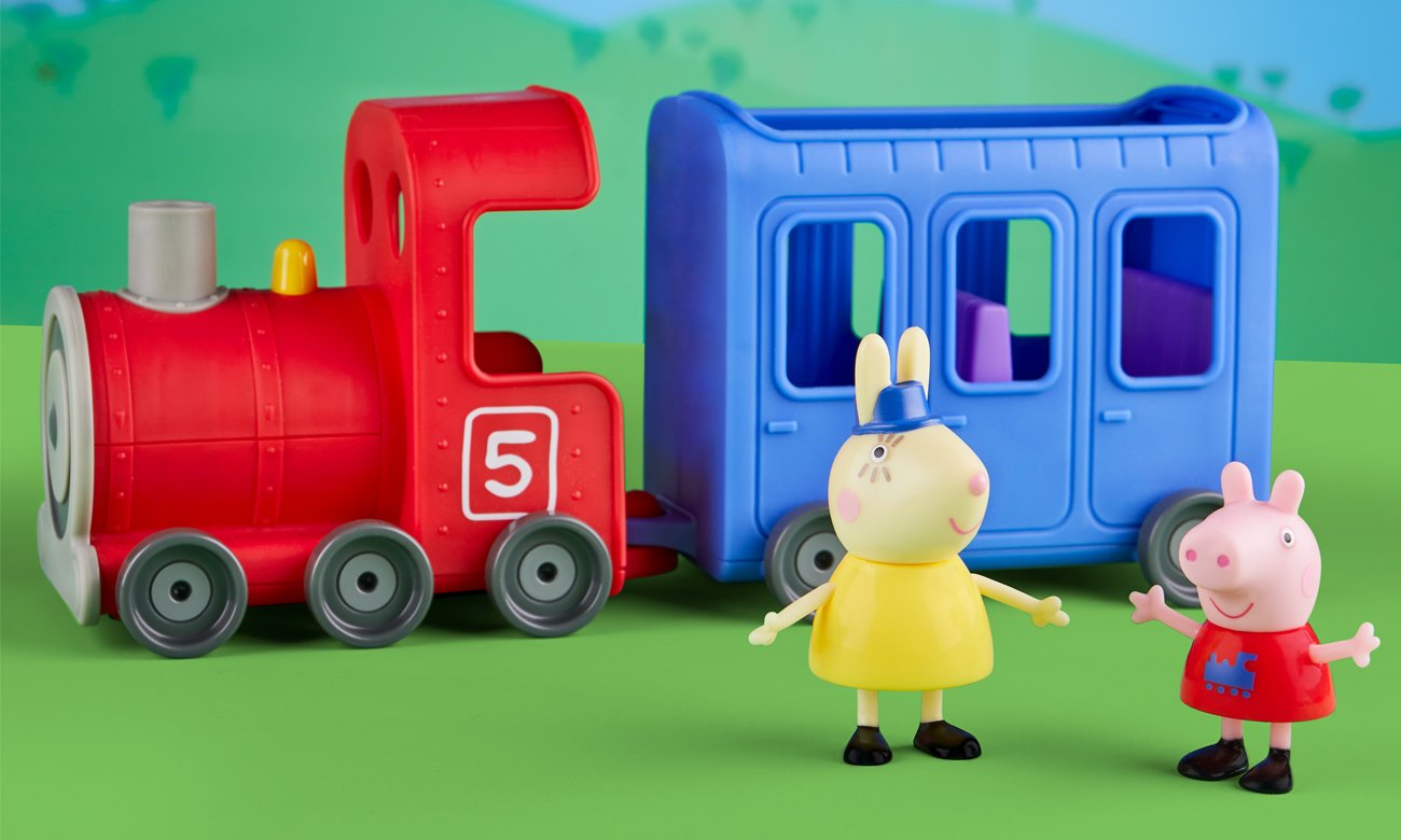 Hasbro Świnka Peppa Pociąg pani Królik