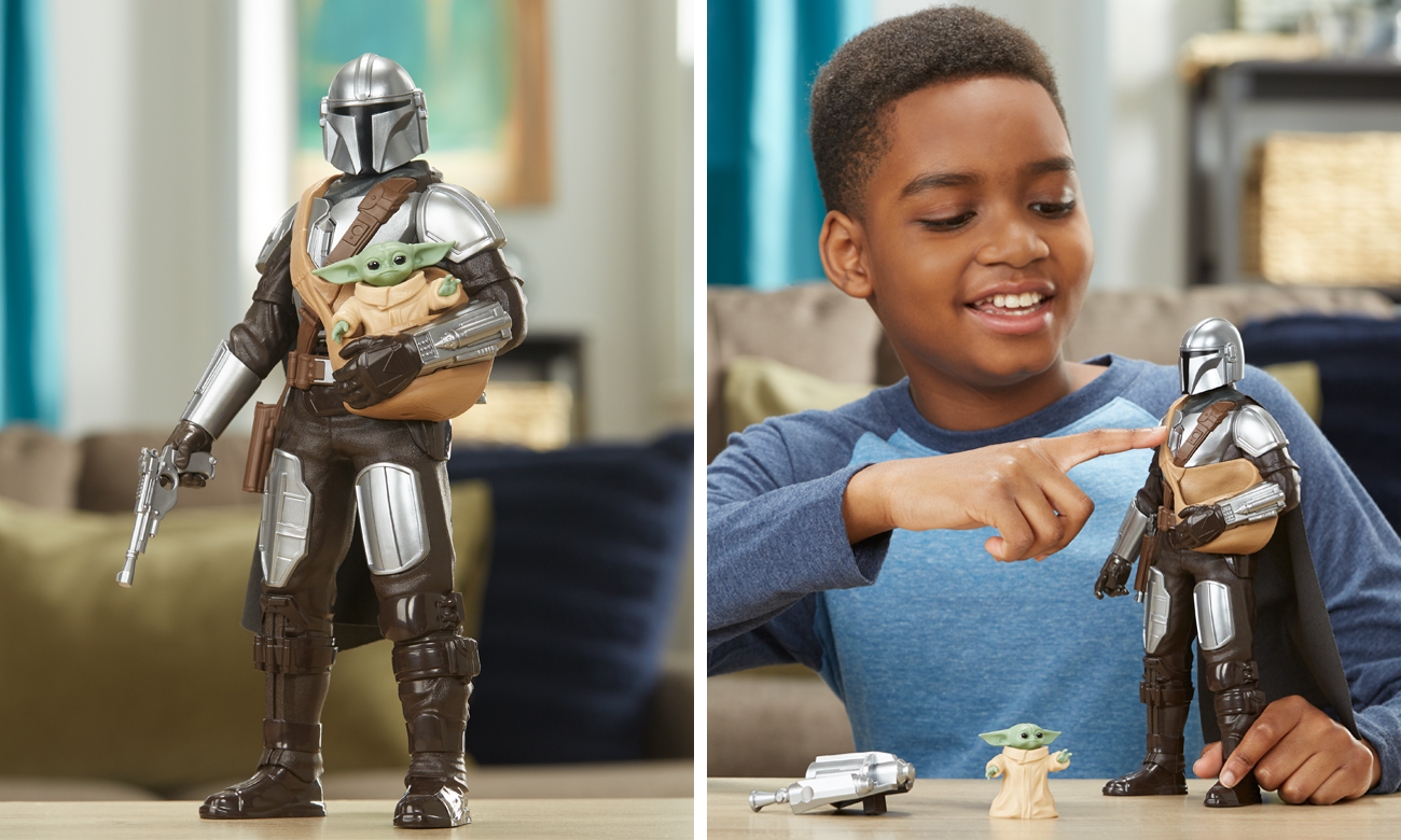Hasbro Star Wars The Mandalorian Galactic Action Mando & Grogu