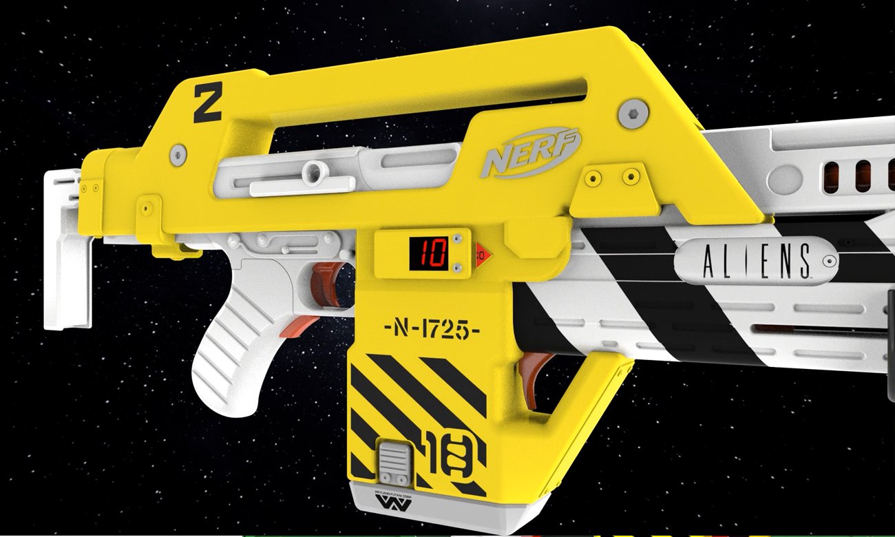 NERF LMTD ALIENS M41-A Blaster - Zabawki militarne - Sklep