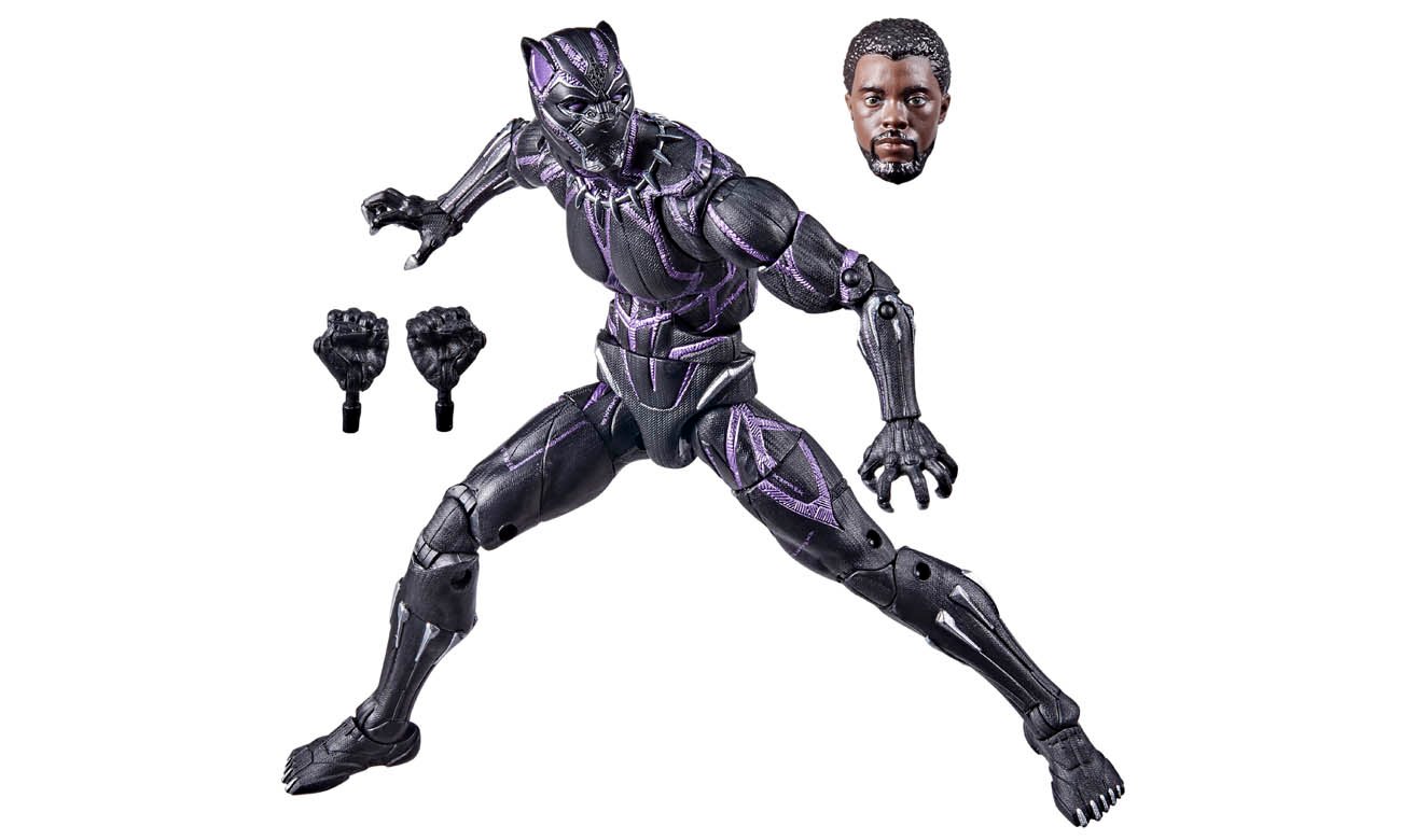figurka do zabawy dla dzieci marvel czarna pantera