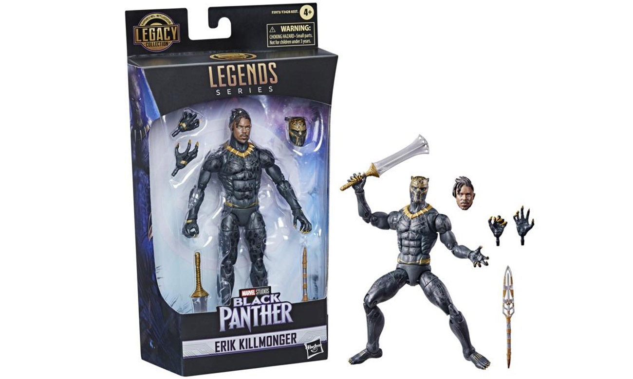Figurka Hasbro Marvel Legends Black Panther Wakanda Forever Erik Killmonger zestaw