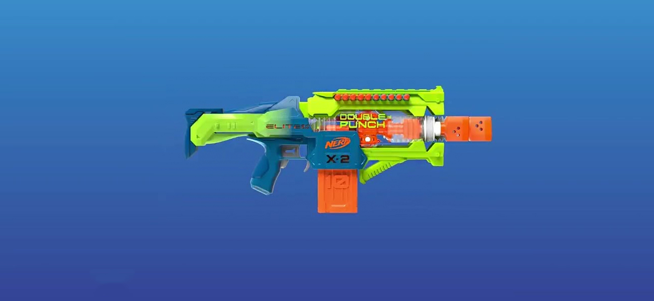 NERF Elite 2.0 Wyrzutnia Double Punch