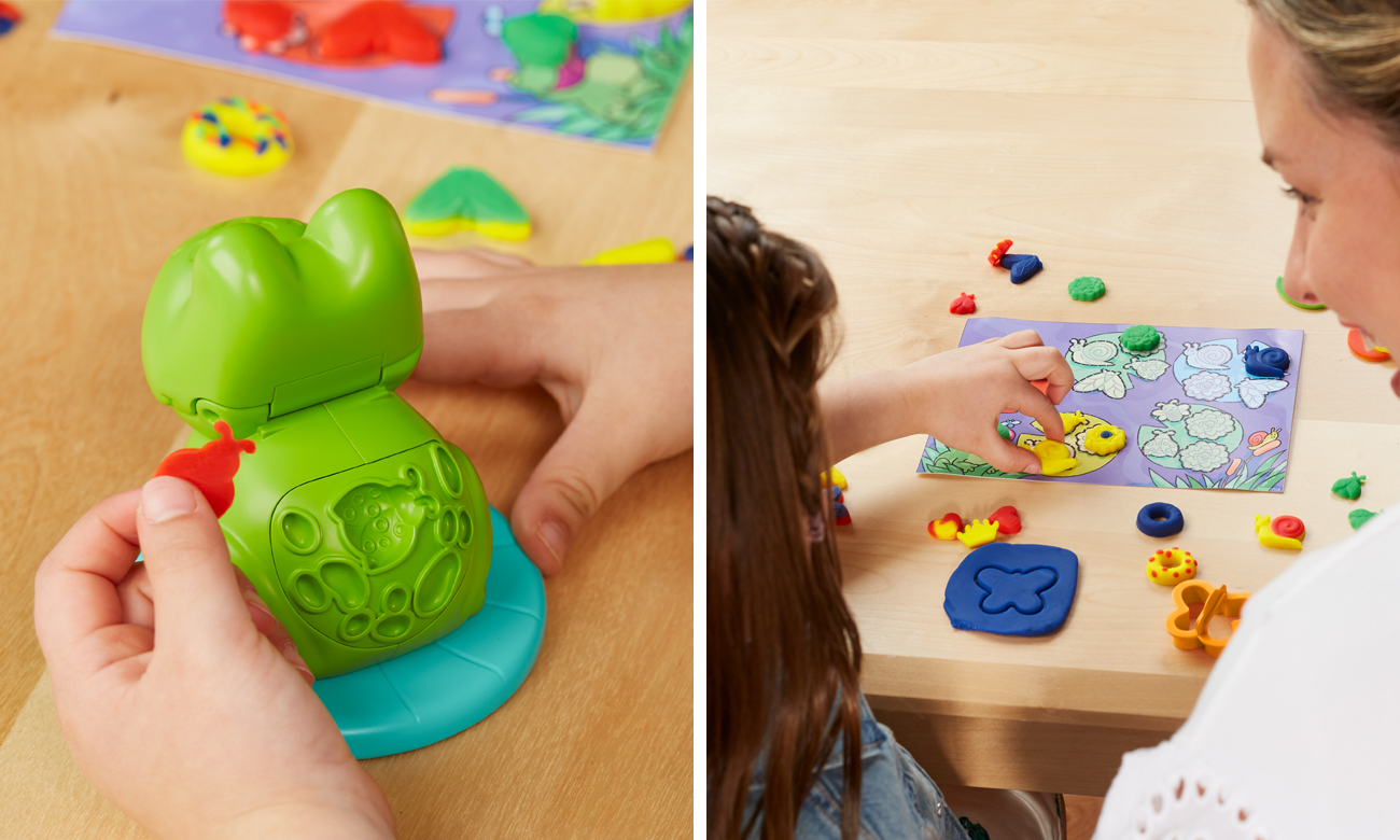 play doh zestaw z żabą
