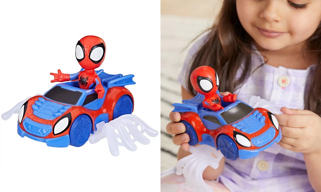 Hasbro Spidey i super kumple Figurka akcji Spidey + pojazd