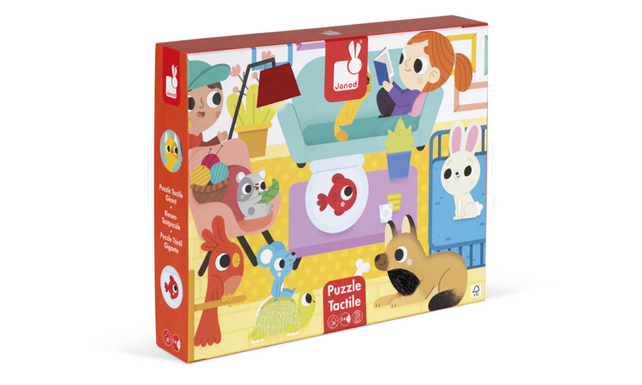 Puzzle sensoryczne dla dzieci Janod J02686