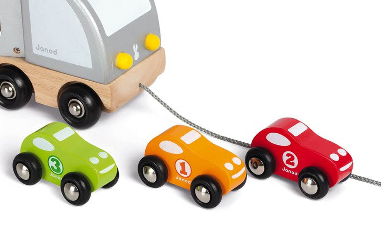 Janod Piramida wieża 10 kostek Pory roku