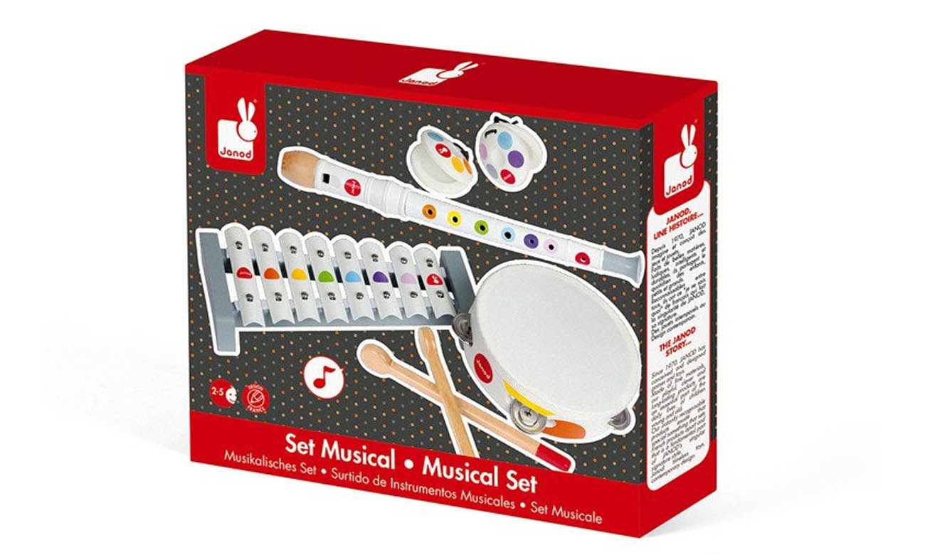 Janod zestaw instrumentów Confetti J07600