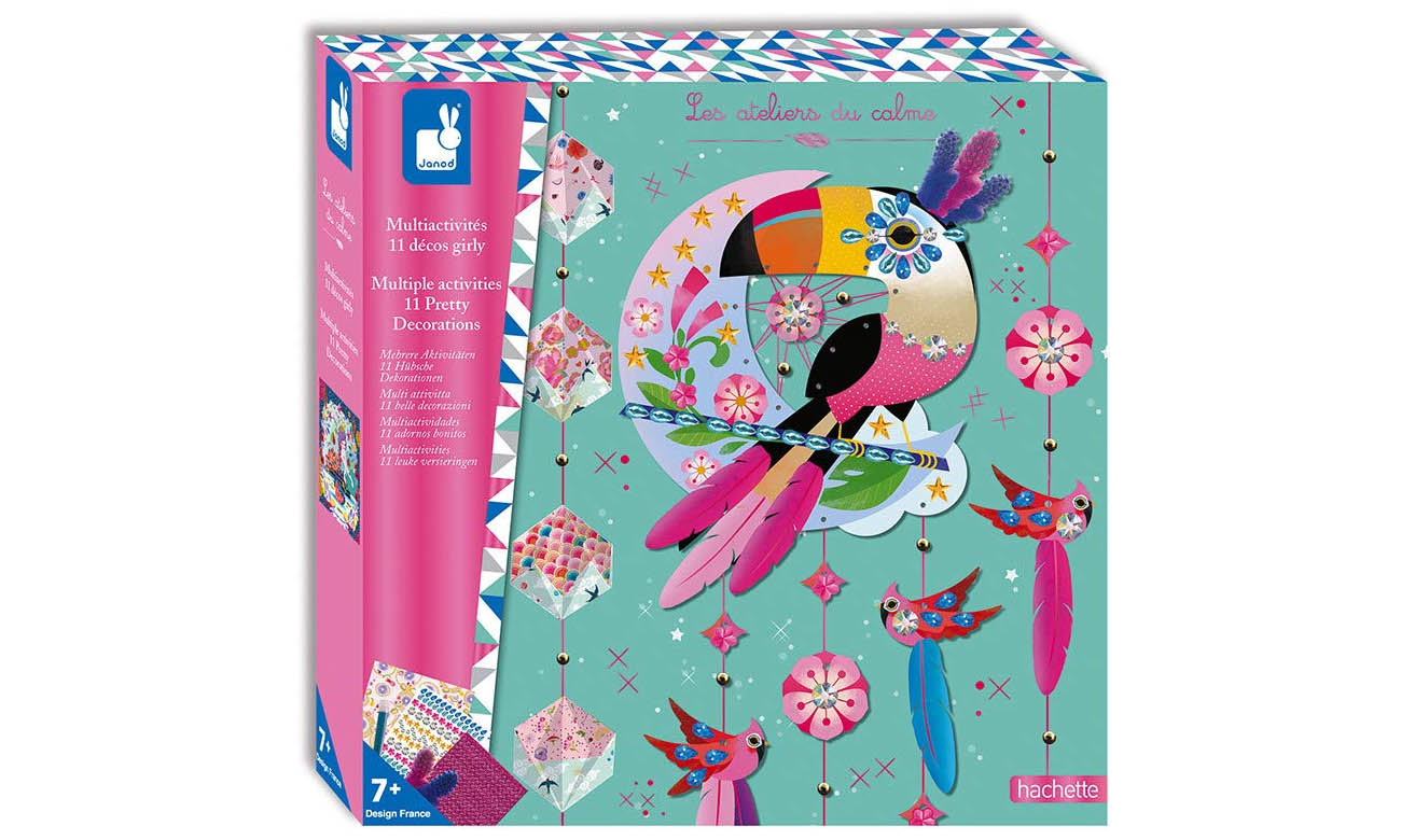 Janod Multi - zestaw kreatywny 11 dekoracji Tukan J07888