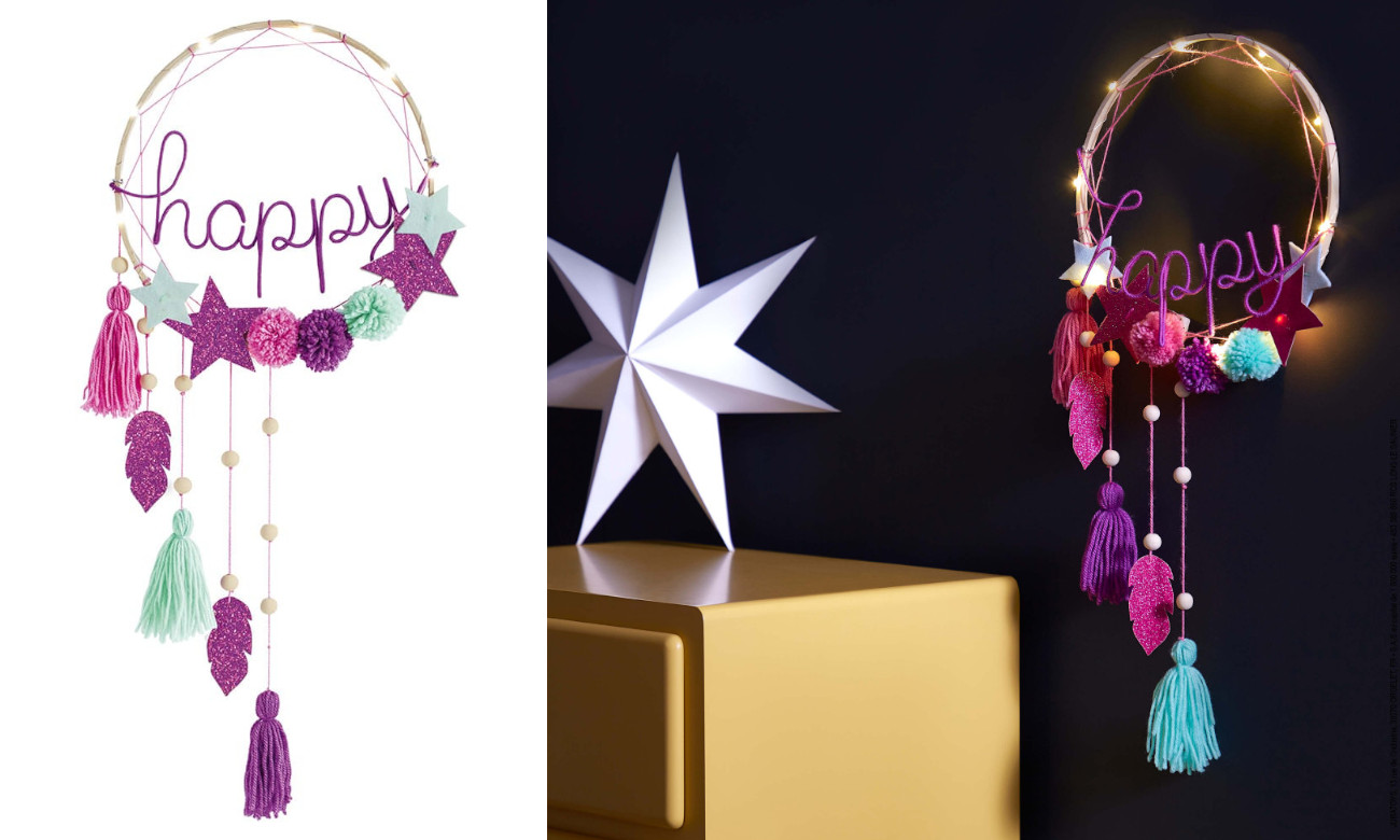 Janod Zestaw kreatywny Łapacz snów z podświetleniem LED J07927