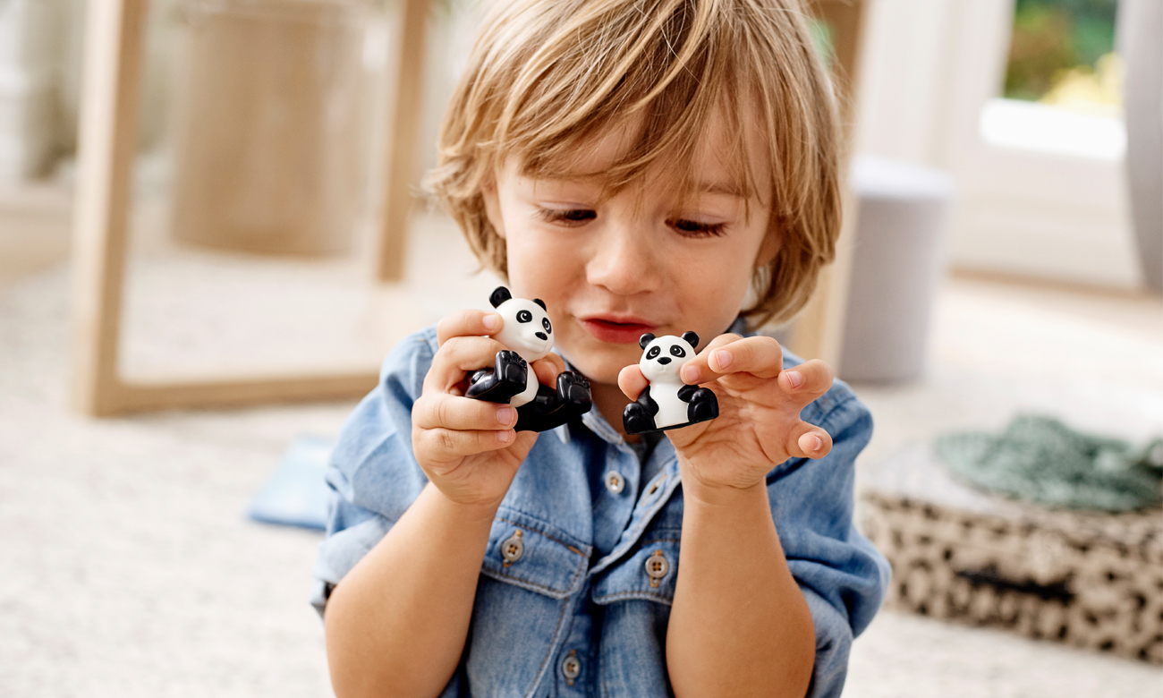 lego duplo dużo zwierząt