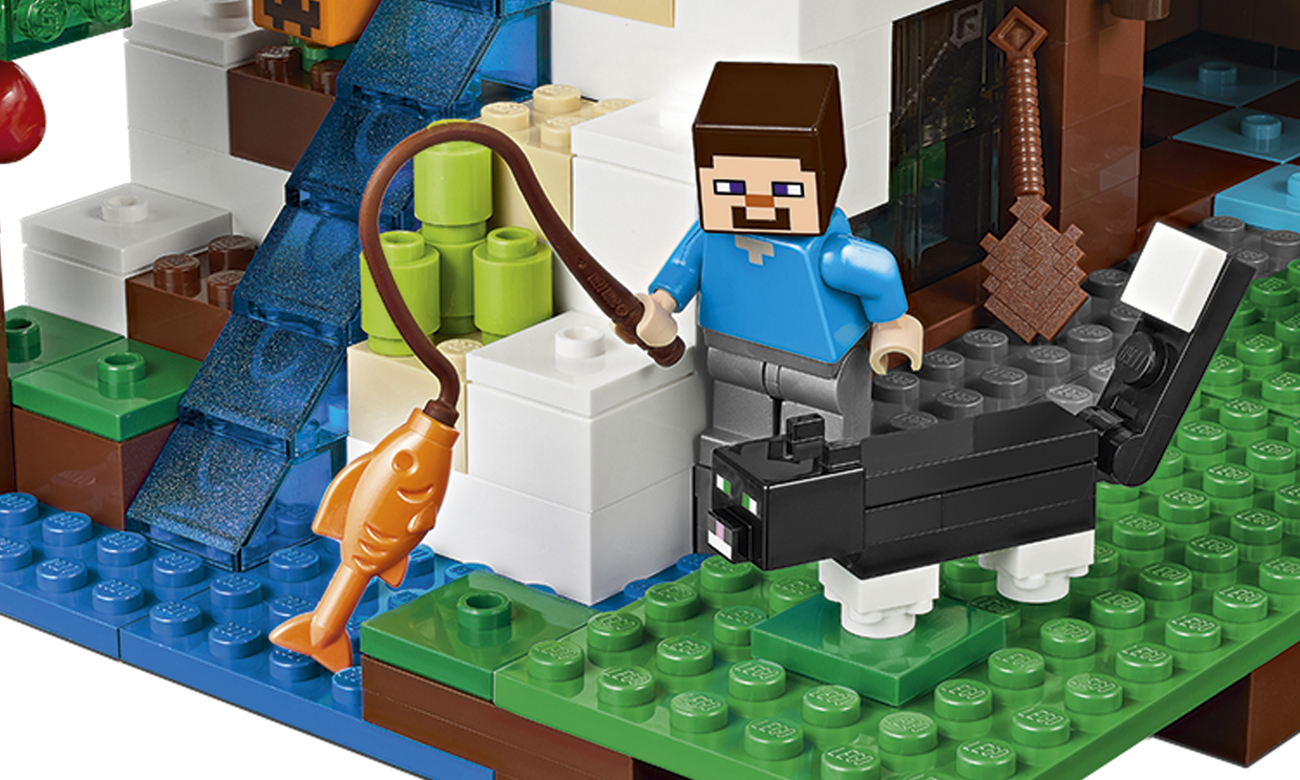 Lego Minecraft Baza pod wodospadem 21134