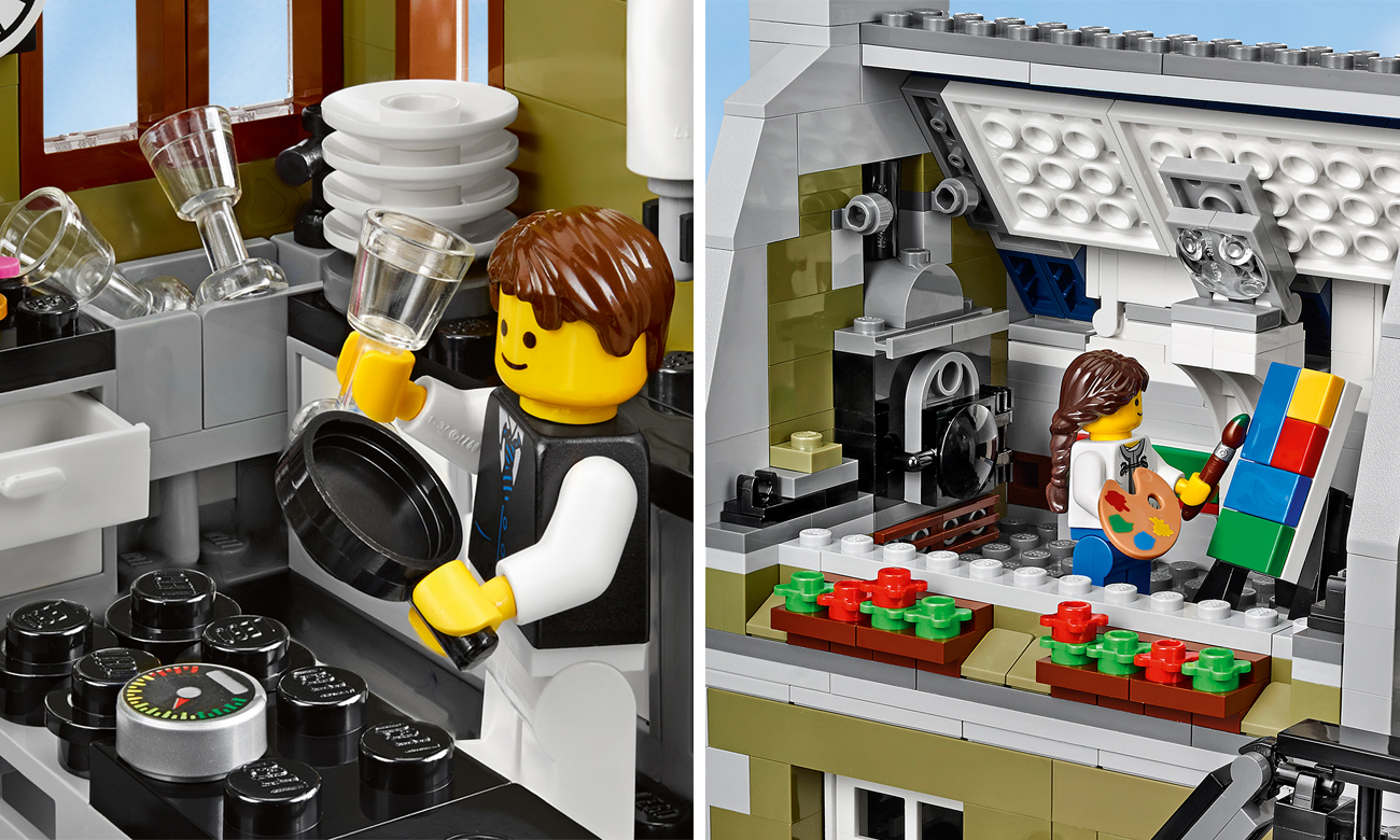 restauracja z klocków lego