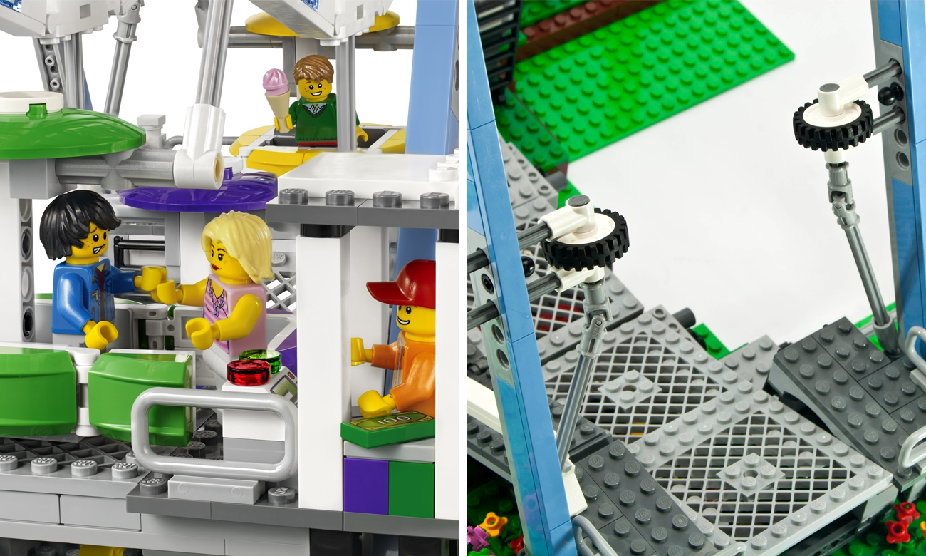 diabelski młyn z klocków lego