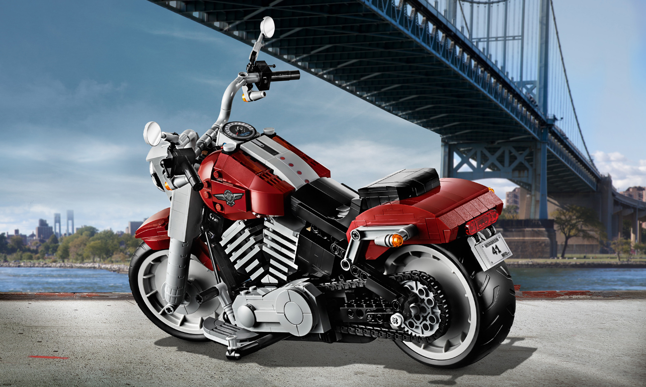 replika motocykla z lego