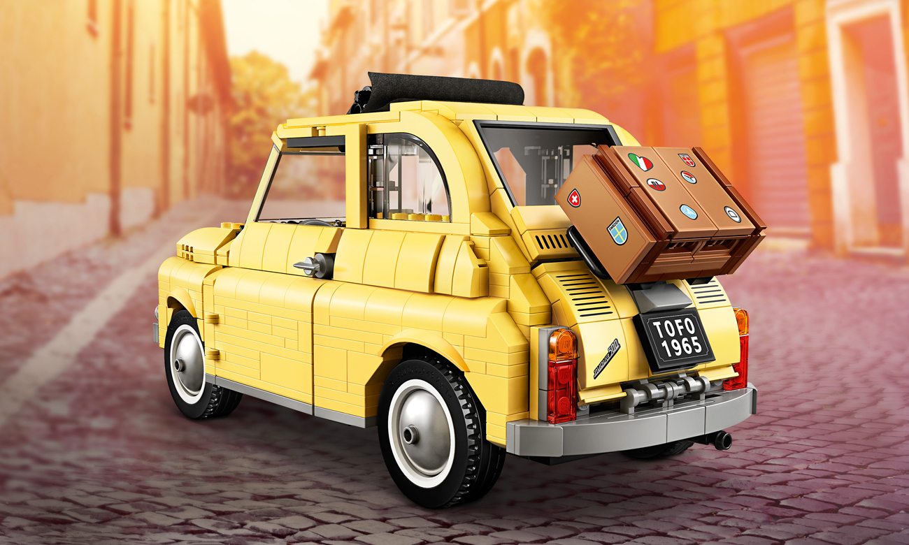 Репліка Fiat 500 з Lego