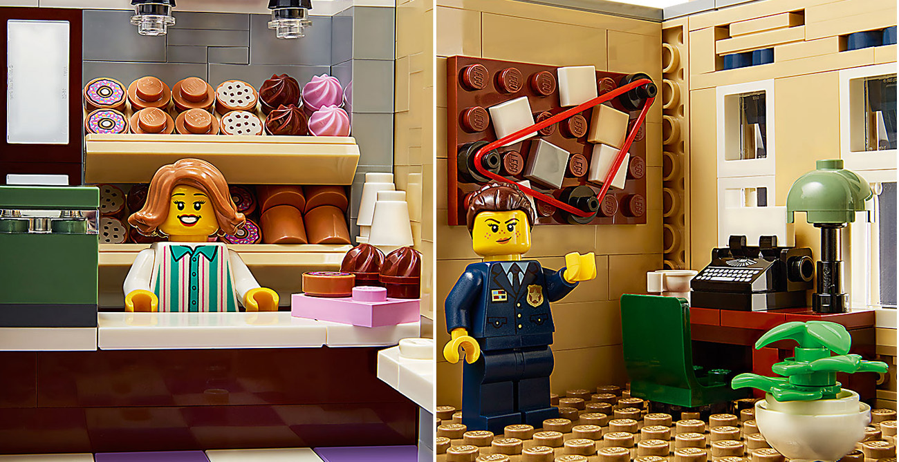 posterunek policji z klocków lego