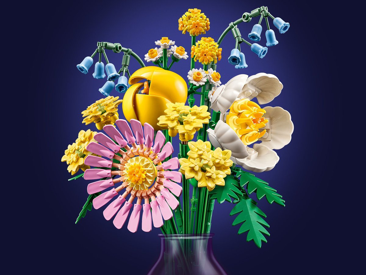 LEGO Botanicals 10347 Mały bukiet żółtych kwiatów