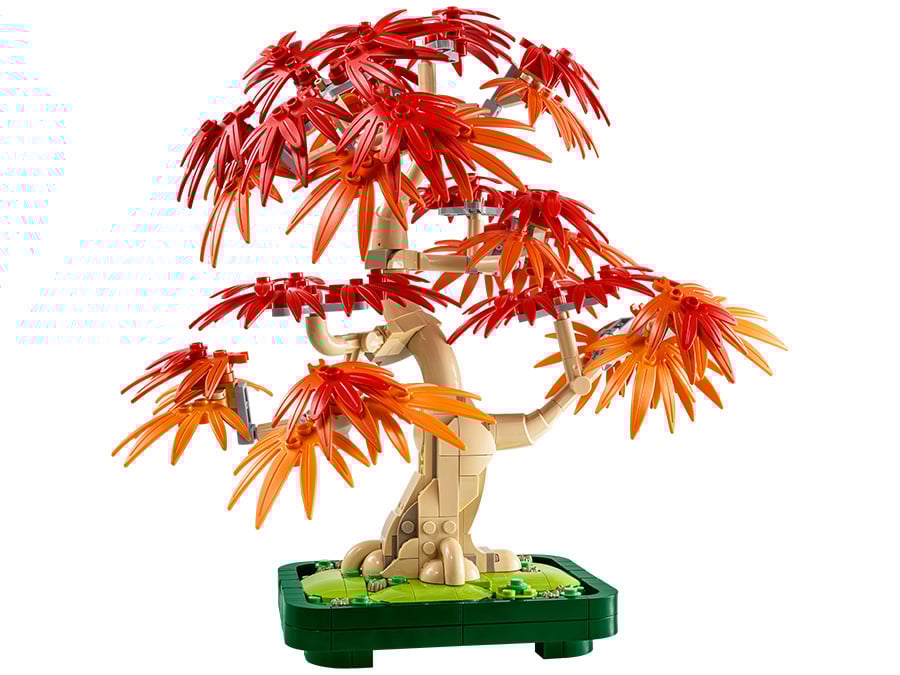 LEGO Botanicals Klon palmowy bonsai 10348 zawartość zestawu
