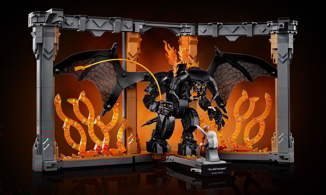 LEGO Icons 10367 Władca pierścieni: Book nook z Balrogiem