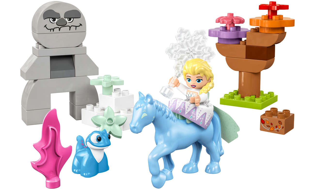 LEGO DUPLO Disney 10418 Elsa und Bruni im Zauberwald